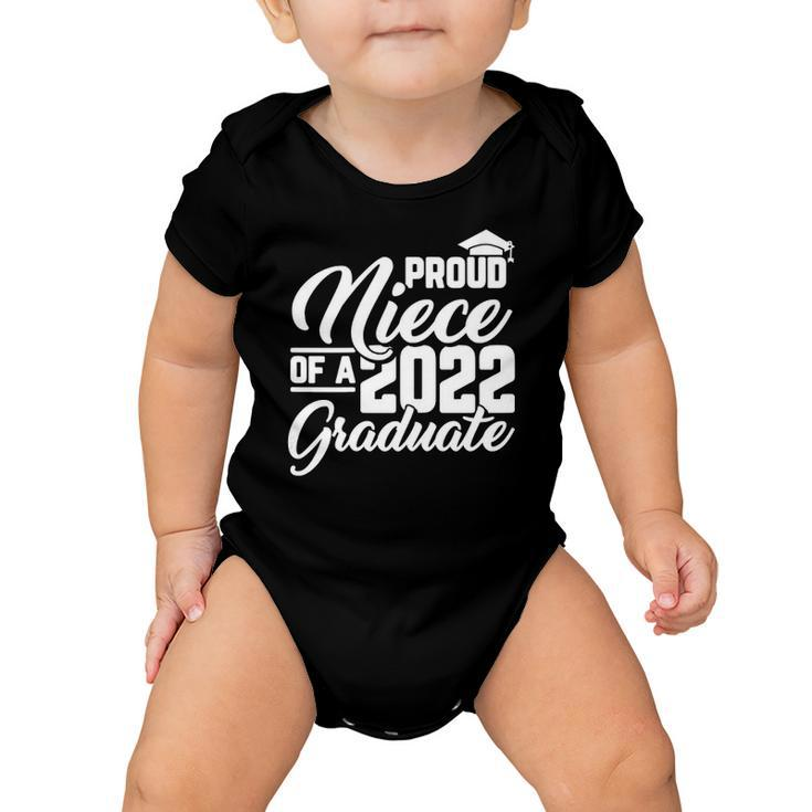 Proud Niece Of A 2022 Graduate Graduation Family Matching Baby Onesie
