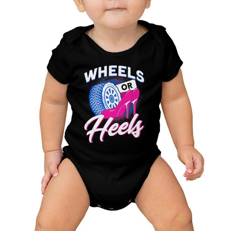Wheels Or Heels Team Boy Newborn Child Baby Onesie