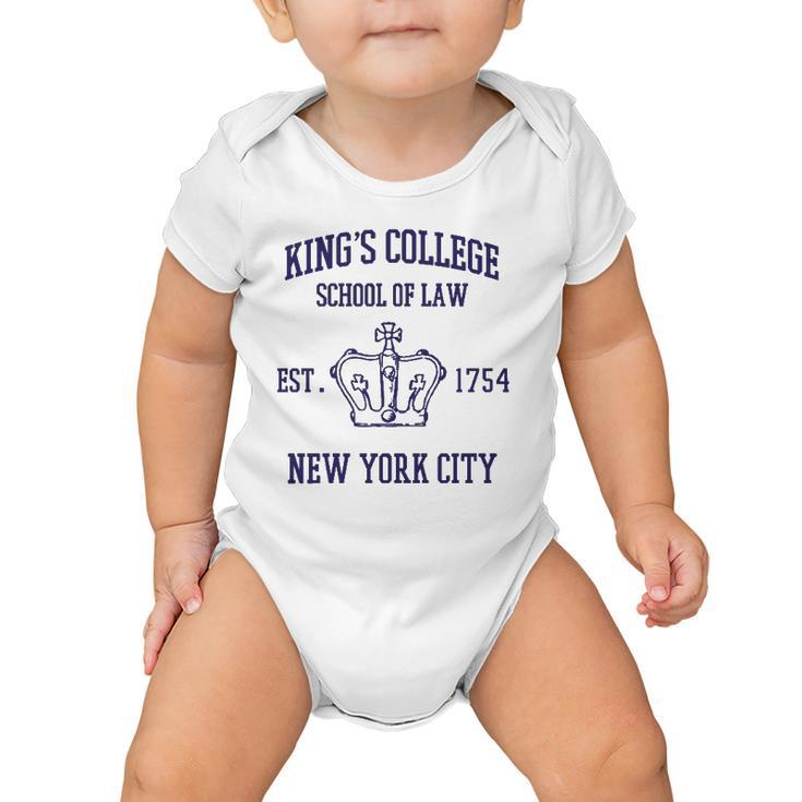 Alexander Hamilton Kings College School Of Law Baby Onesie