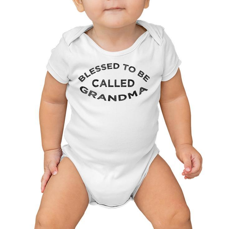 Blessed To Be Called Grandma Sticker  Baby Onesie