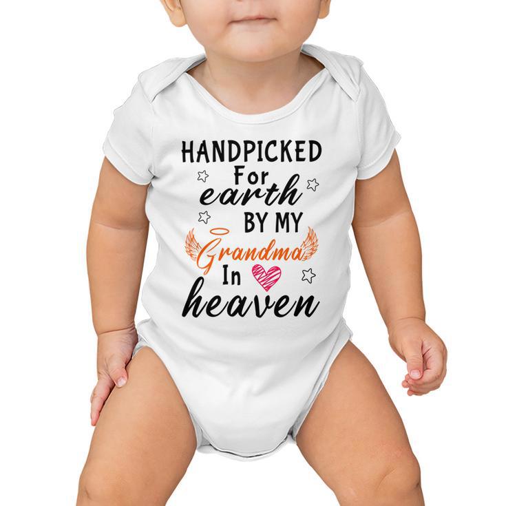 Handpicked Earth Grandma Heaven Baby Onesie