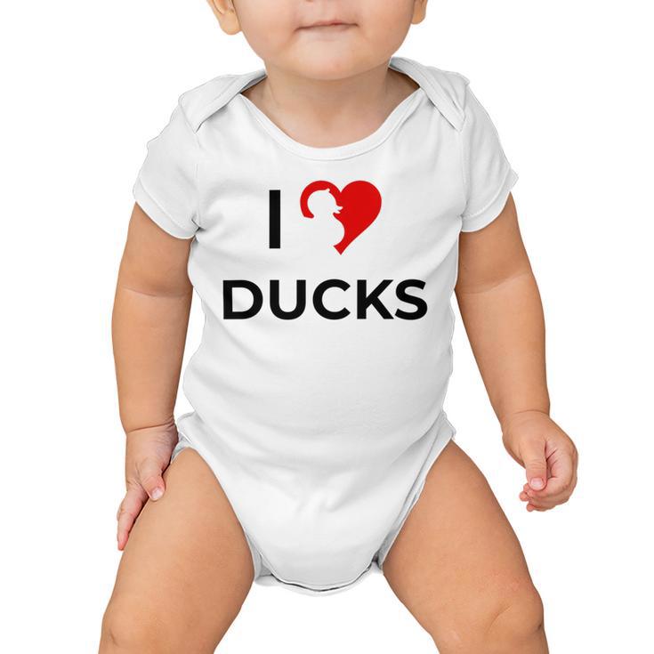 I Just Really Like Ducks Ok  Baby Onesie