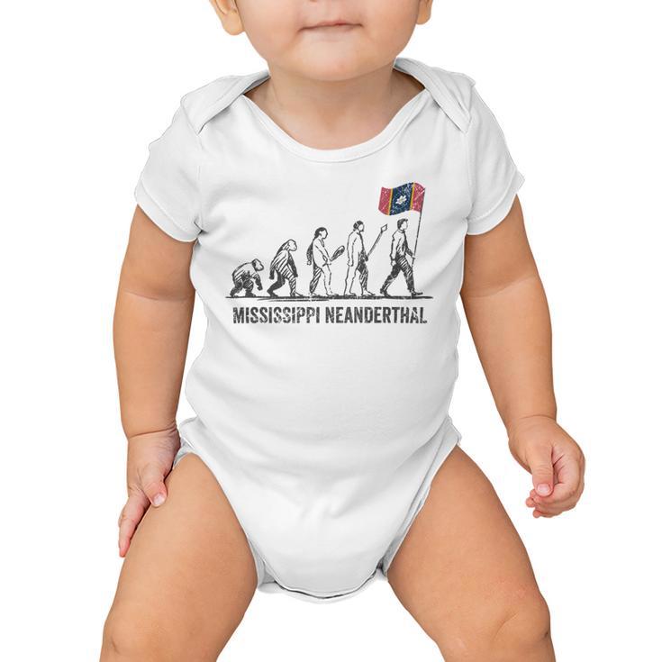 Mississippi Neanderthal Thinking Baby Onesie