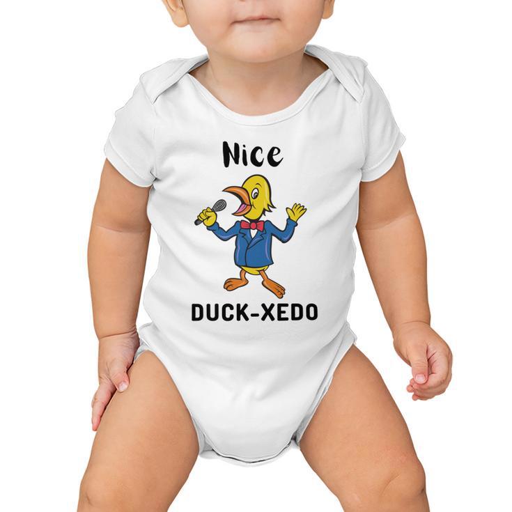 Nice Duckxedo  Duck Puns  Quack Puns  Duck Jokes Puns  Funny Duck Puns  Duck Related Puns Baby Onesie