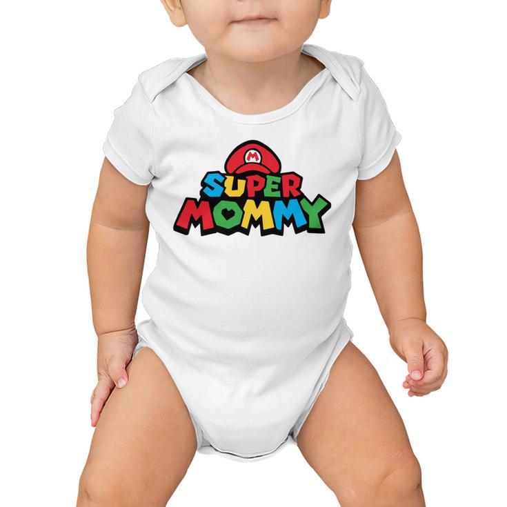 Super Mommy Funny Mom Mothers Day Idea Video Gaming Lover Gift Birthday Holiday By Mesa Cute Baby Onesie