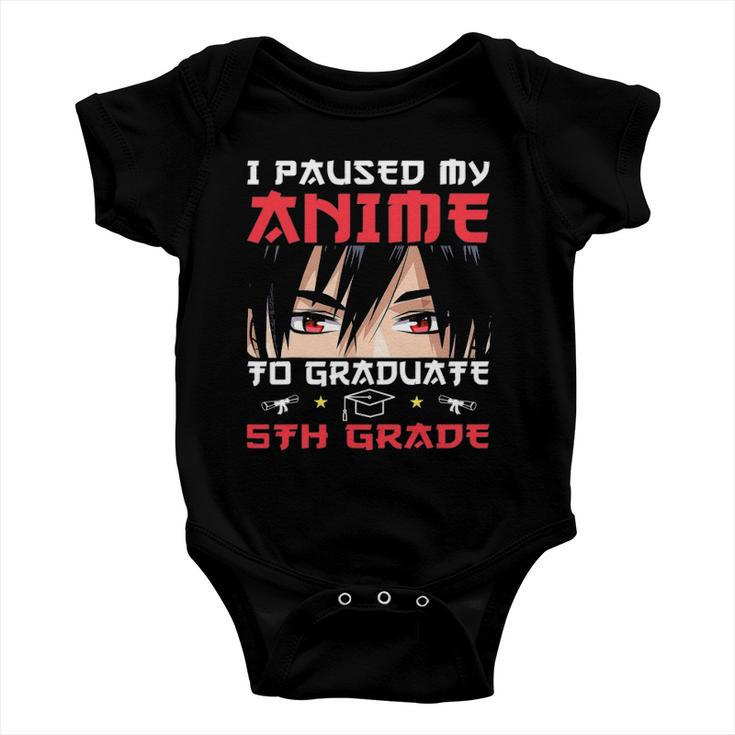 5Th Grade Graduation Anime 2022 Graduate Boys Baby Onesie