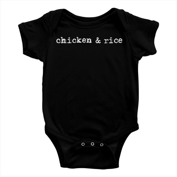 Chicken Chicken Chicken And Rice V3 Baby Onesie
