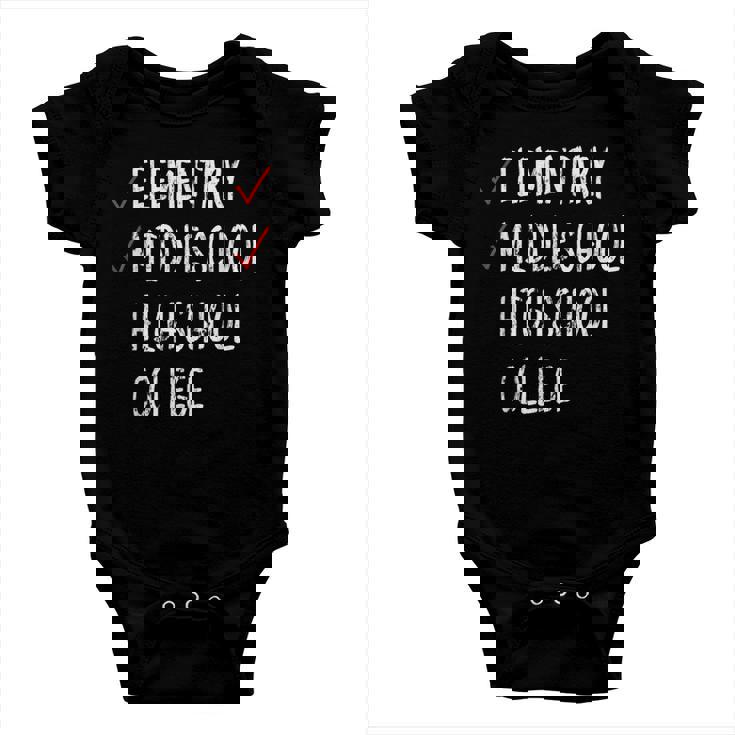 Funny 8Th Grade Graduation-Middle School Graduation Baby Onesie Funny 8Th Grade Graduation-Middle School Graduation Baby Onesie