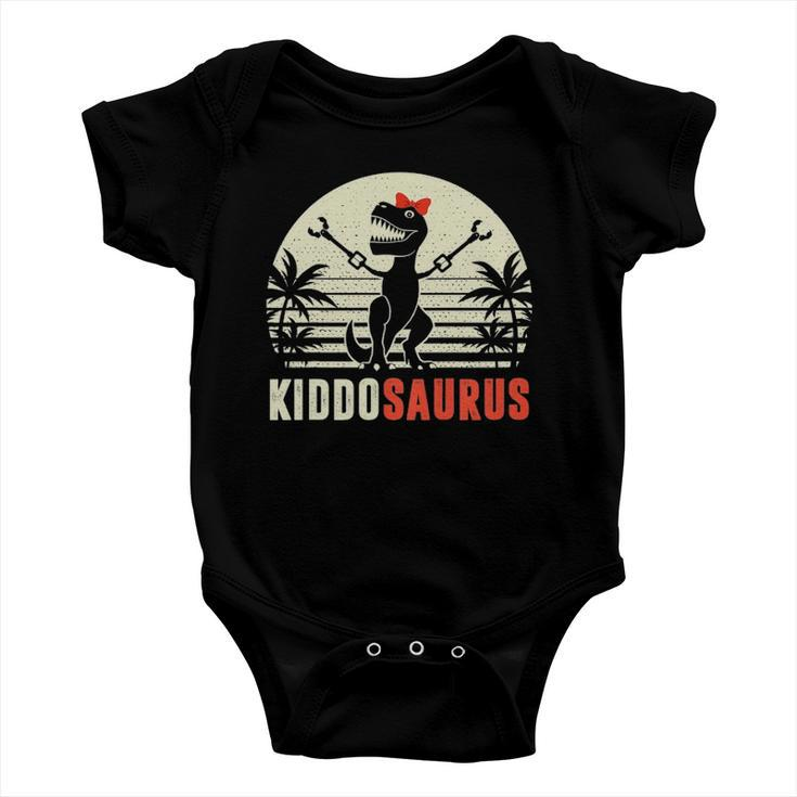 Kids Girl Kiddosaurus Funny Kiddo-Saurus T-Rex Dinosaur Kid Matching Family Costume Baby Onesie