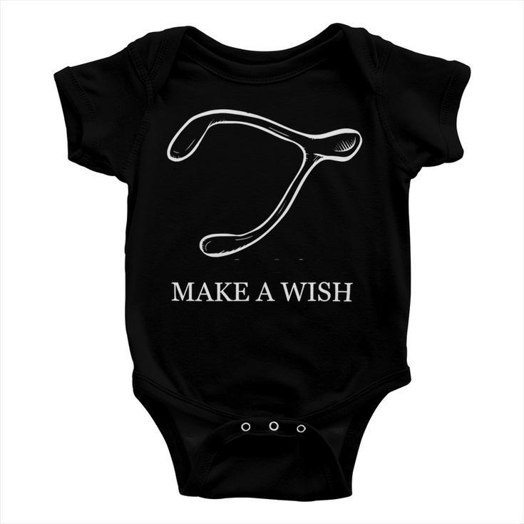 Make A Wish Chicken Turkey Wishbone 6 Shirt Baby Onesie