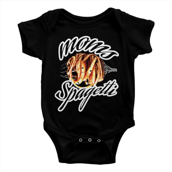 Moms Spagetti Baby Onesie