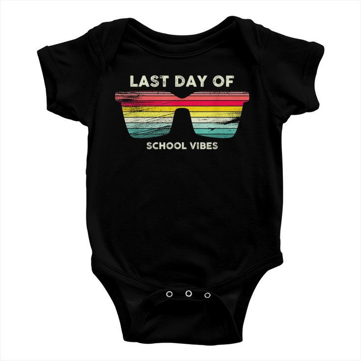 Retro Last Day Of School Vibes Graduation | Out For Summer Baby Onesie