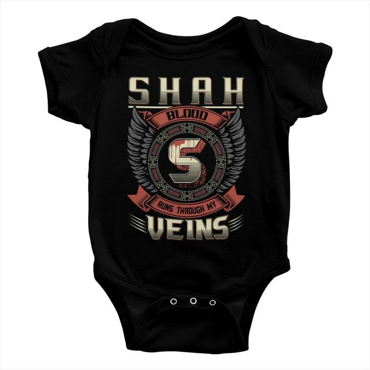 Shah Blood Run Through My Veins Name V5 Baby Onesie