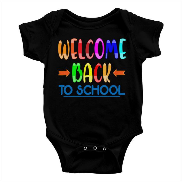 Welcome Back To School Teacher 481 Shirt Baby Onesie