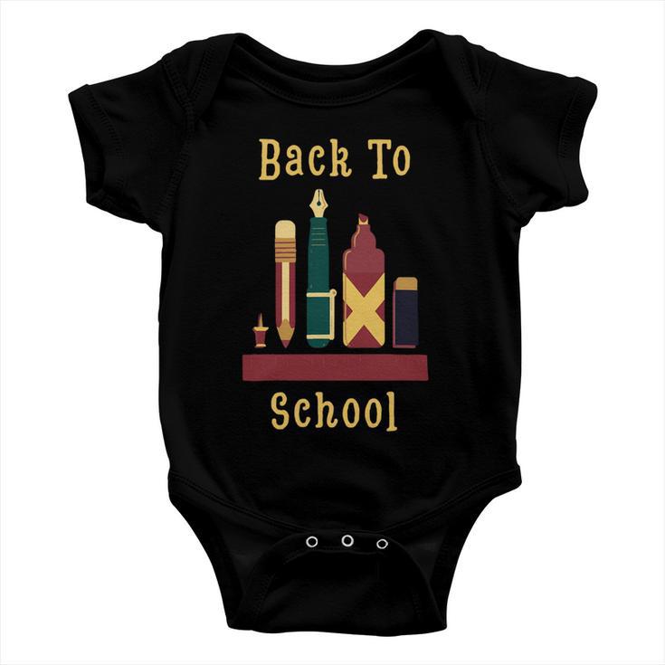 Welcome Back To School Teacher Student 479 Shirt Baby Onesie