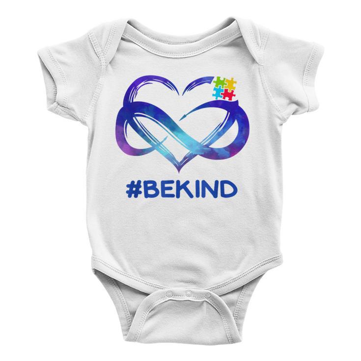 Be Kind Autism Awareness Heart Autism Awareness Month Baby Onesie