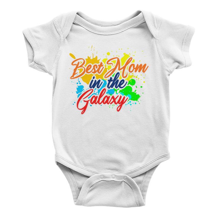 Best Mom In The Galaxy Gift For Mothers Baby Onesie