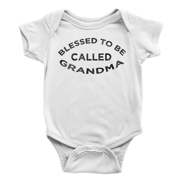 Blessed To Be Called Grandma Sticker Baby Onesie