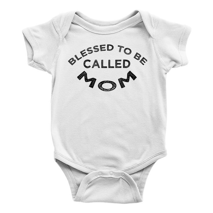 Blessed To Be Called Mom Sticker Baby Onesie