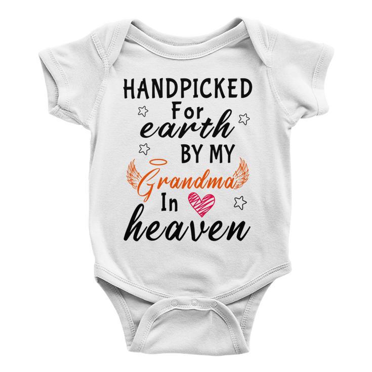 Handpicked Earth Grandma Heaven Baby Onesie