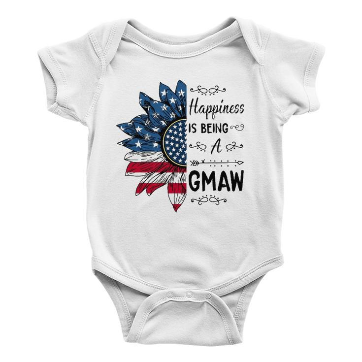 Happiness Is Being A Gmaw Sunflower 4Th Of July Baby Onesie