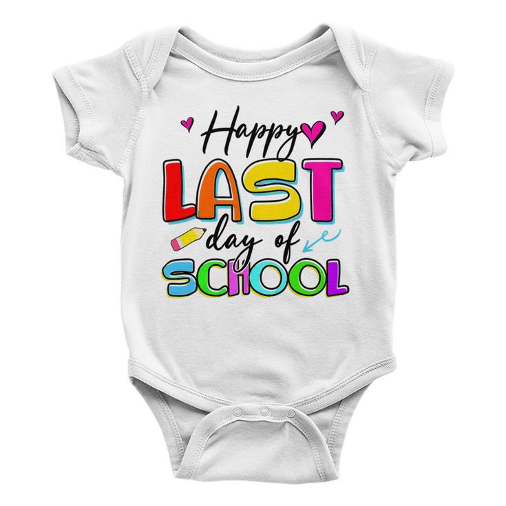 Happy Last Day Of School Graduation Students And Teacher Baby Onesie