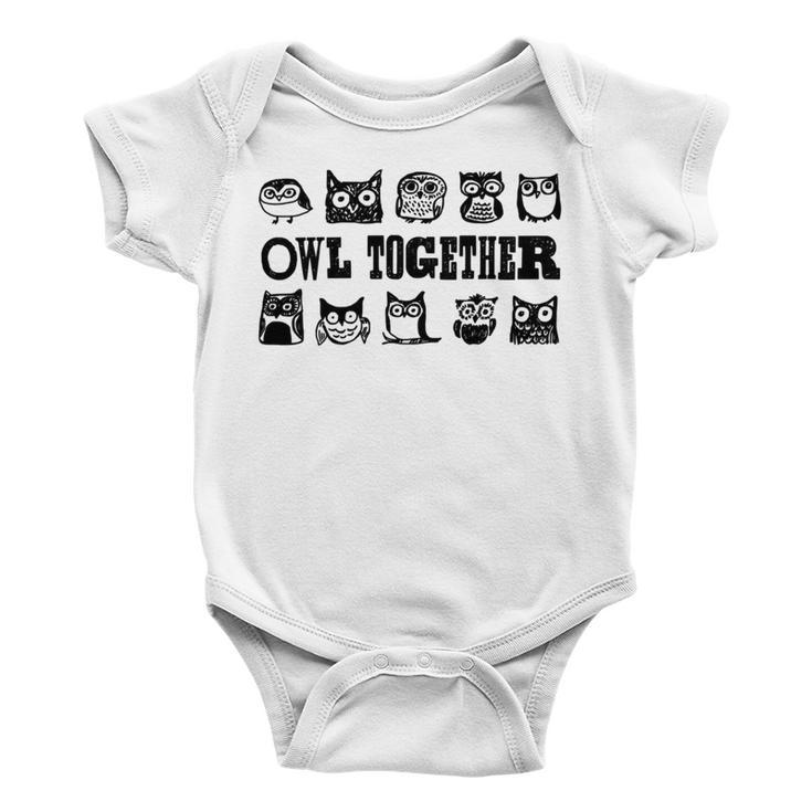 Owl Together 567 Trending Shirt Baby Onesie