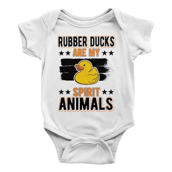 Rubber Duck Spirit Animal Baby Onesie