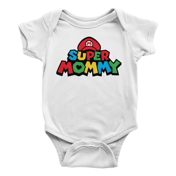 Super Mommy Funny Mom Mothers Day Idea Video Gaming Lover Gift Birthday Holiday By Mesa Cute Baby Onesie