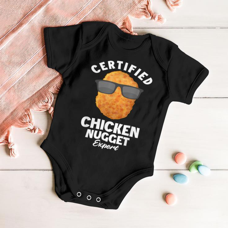 Chicken Chicken Certified Chicken Nugget Expert - Funny Chicken Nuggets Baby Onesie