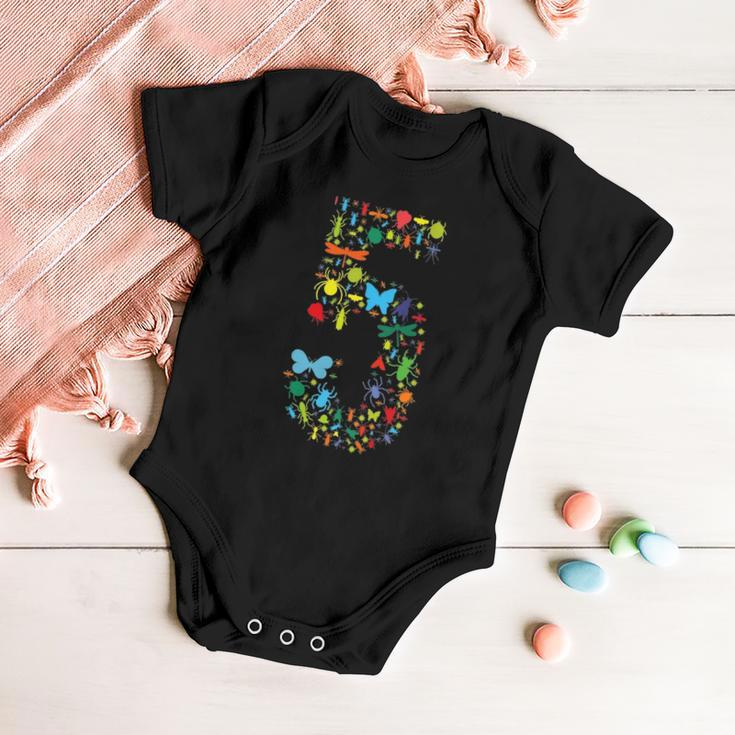 Kids 5 Years Old Birthday Bugs 5Th Birthday Insect Baby Onesie