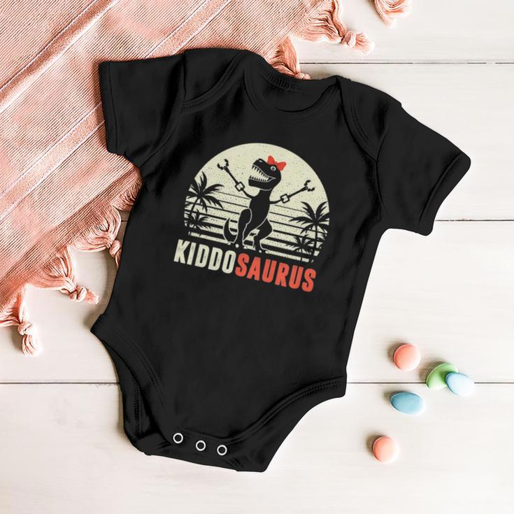 Kids Girl Kiddosaurus Funny Kiddo-Saurus T-Rex Dinosaur Kid Matching Family Costume Baby Onesie