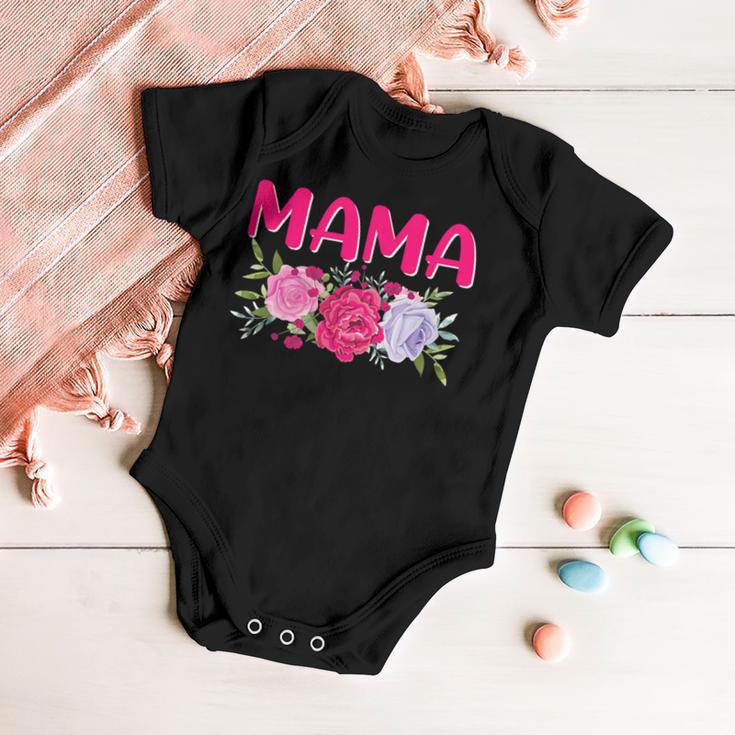 Mama Happy Mothers Day Flowers 509 Shirt Baby Onesie