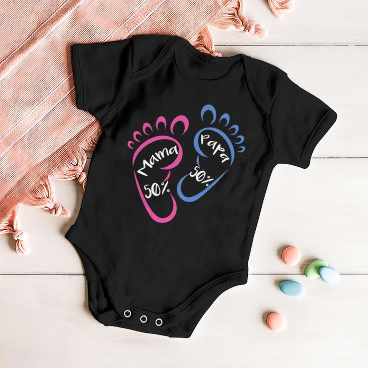 Mama Papa 50 Bafeet Pregnant Maternity 504 Shirt Baby Onesie