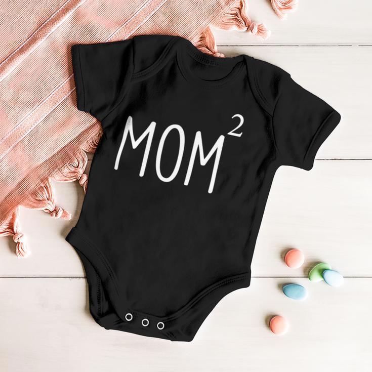 Mom2 Mom Of 2 Mother Of Two Kids Mama Mothers Day Baby Onesie