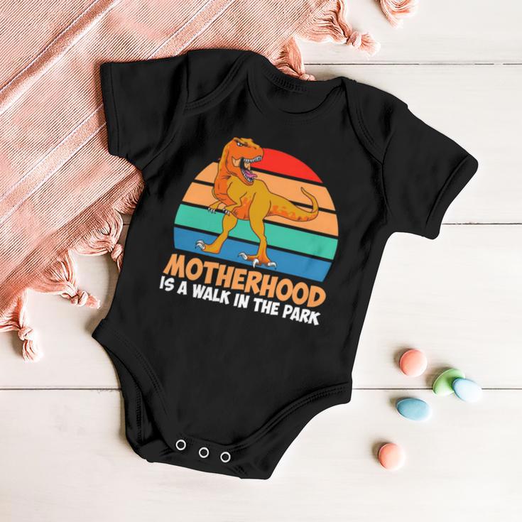 Motherhood Is A Walk In The Park 828 Trending Shirt Baby Onesie