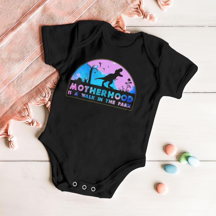 Motherhood Like A Walk In The Park 422 Trending Shirt Baby Onesie