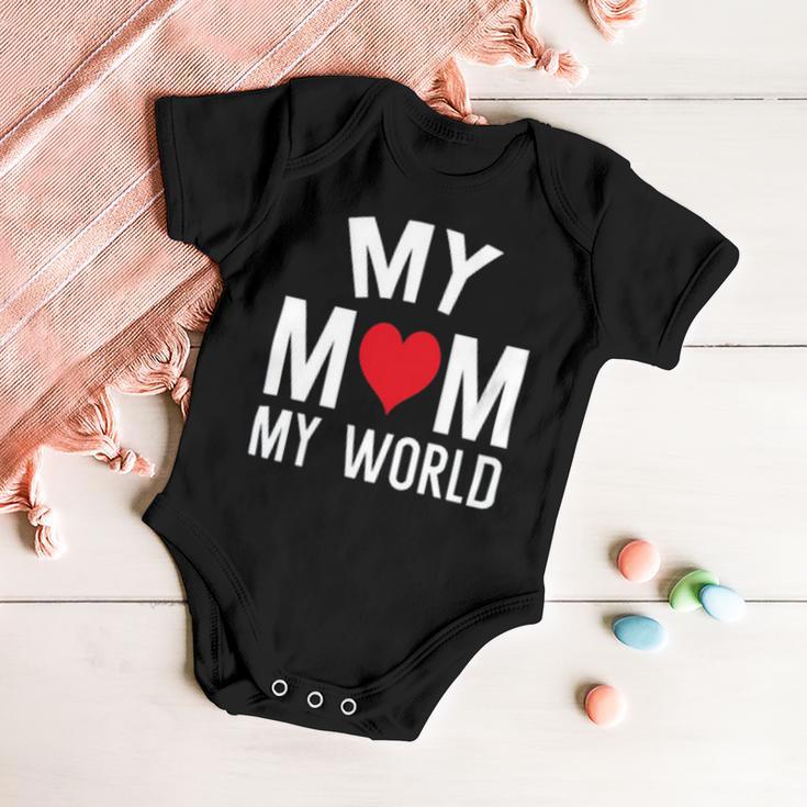 My Mom My World 84 Trending Shirt Baby Onesie