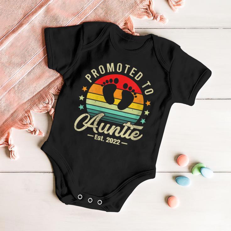 Promoted To Auntie Est 2022 Baby Onesie