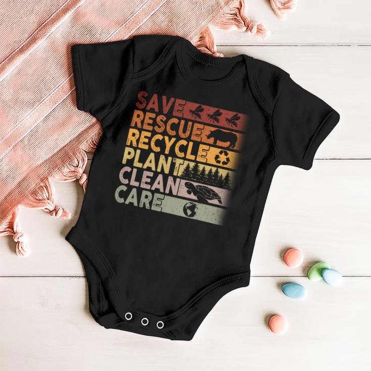 Save Rescue Recycled Plant Clean Care Baby Onesie