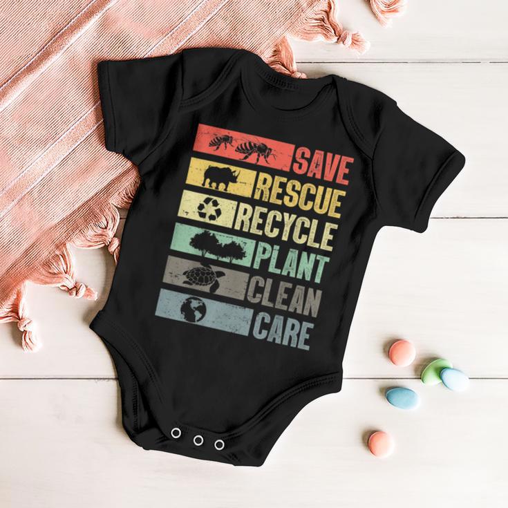 Save Rescue Recycled Plant Clean Care V2 Baby Onesie