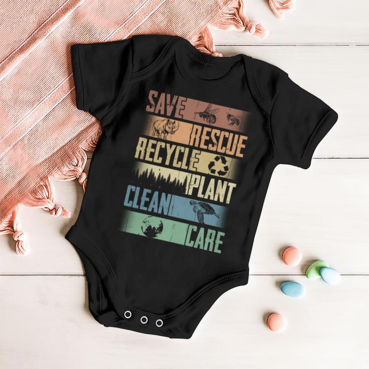 Save Rescue Recycled Plant Clean Care V3 Baby Onesie