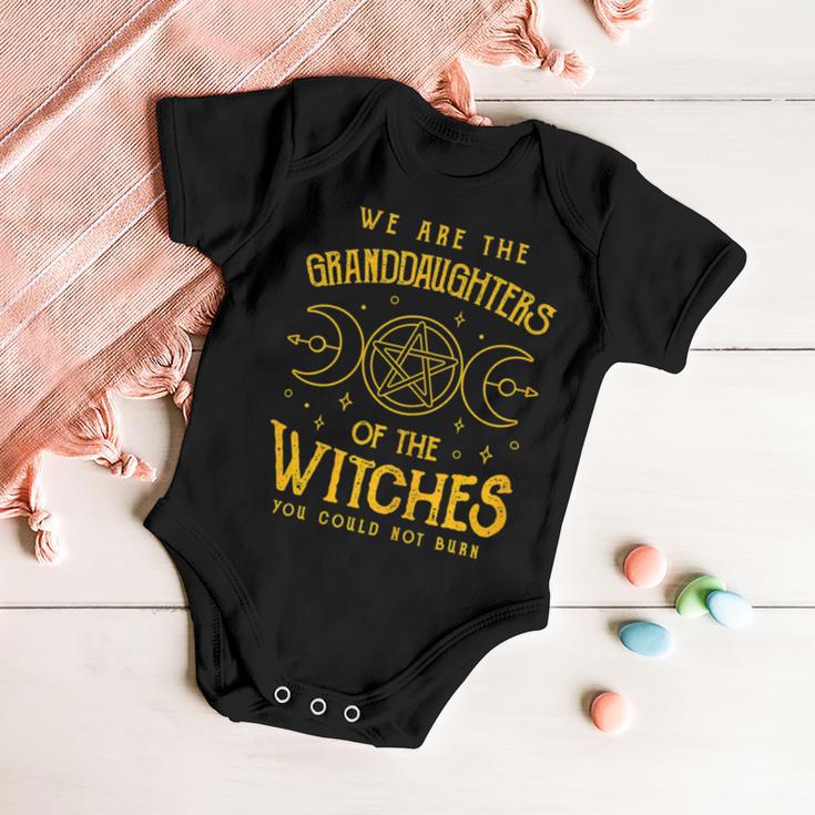 We Are The Granddaughters Of The Witches You Could Not Burn 211 Shirt Baby Onesie