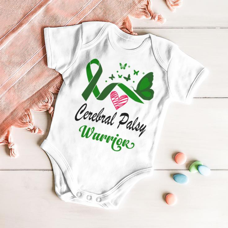 Cerebral Palsy Warrior Butterfly Green Ribbon Cerebral Palsy Cerebral Palsy Awareness Baby Onesie