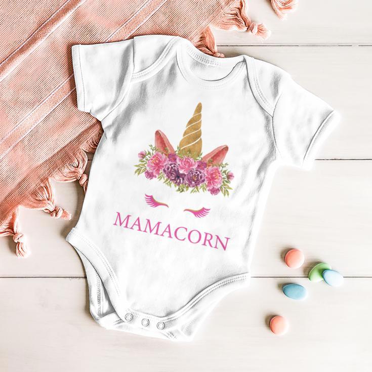 Funny Mamacorn Unicorn Mom Mothers Day Baby Onesie