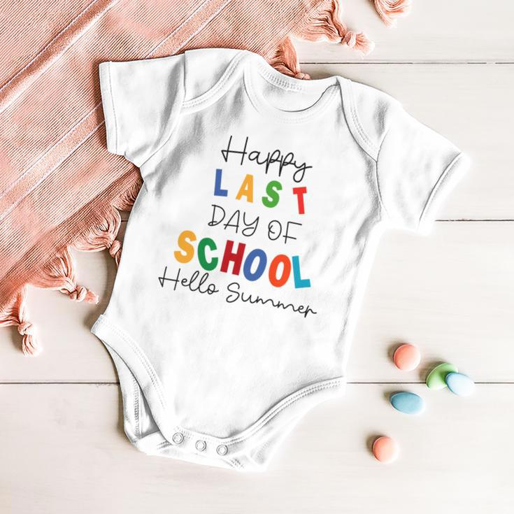 Happy Last Day Of School Hello Summer Happy Last Day Of School Hello Summer Students And Teachers Gift For Students Teachers Gifts Teacher Lover Summer Gift V2 Baby Onesie