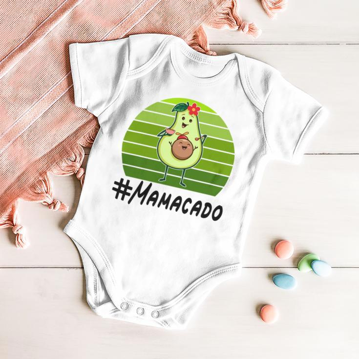 Mamacado Funny Avocado Vegan Gift Baby Onesie