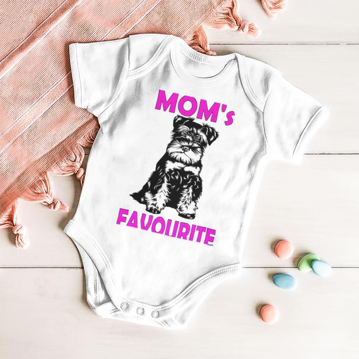 Miniature Schnauzer At Home Moms Favourite Multi Tasking Dog Baby Onesie