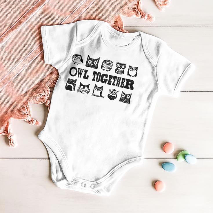 Owl Together 567 Trending Shirt Baby Onesie