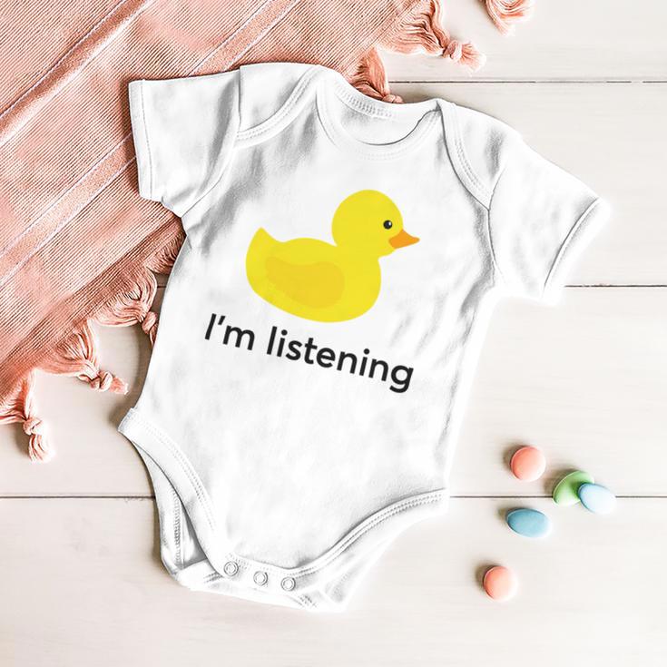 Programmer Rubber Duck Sticker Baby Onesie